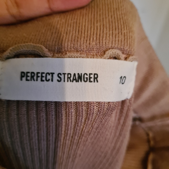 Perfect Stranger Size 10 Brownn Midi Skirt - Picture 5 of 7